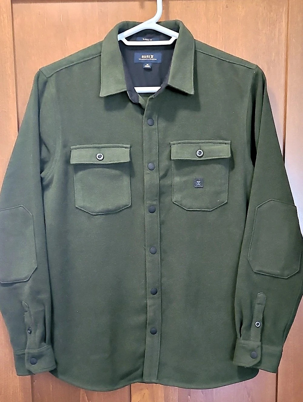 Roark Classic Fit Shirt Men's Green Shirt Size Medium Like New
